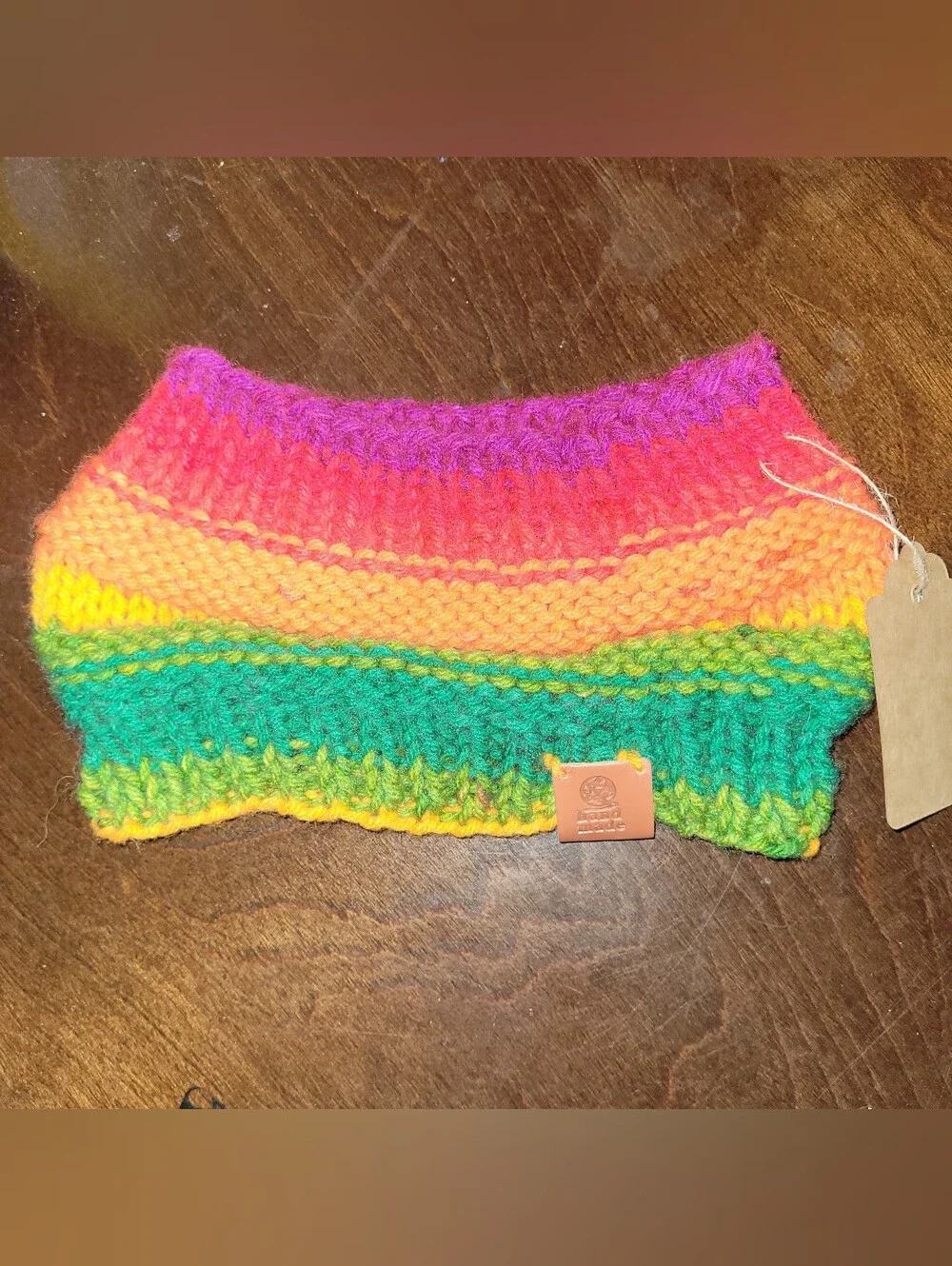 Kids Knit Headbands - Purple, Pink, Rainbow